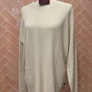 GAP Cream Crew Neck Sweater for Men